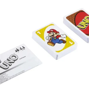 Discount -Uno Gioco Di Carte Versione Super Mario Bros, 7+ Anni Giochi Di Carte