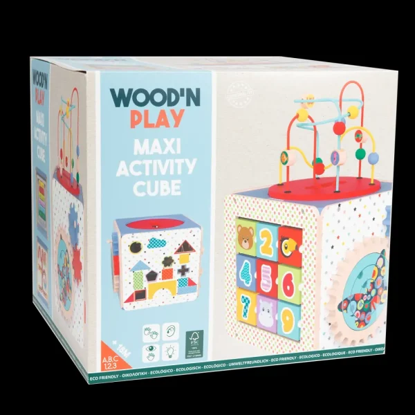 Cheap Maxi Cubo Multi-Attivita' Giochi Educativi In Legno