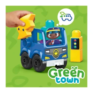 Store Green Town Bus Ecologico Amici Bio, Set Da Costruzione Con 36 Blocchi, Giocattolo Per Bambini 1+ Anni, Hdx90 Costruzioni Bambini