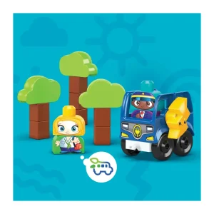 Store Green Town Bus Ecologico Amici Bio, Set Da Costruzione Con 36 Blocchi, Giocattolo Per Bambini 1+ Anni, Hdx90 Costruzioni Bambini