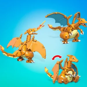 Shop Mega Construx- Pokemon Charizard Da Costruire Con Piu Di 200 Mattoncini E Ali Snodabili, 6+Anni Costruzioni Bambini