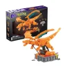 Store Mega Kinetic Charizard, Set Da Costruzione Da 1664 Pezzi, Personaggio Meccanizzato Con Movimento Realistico E Alto 28 Cm Da Collezione, 12+ Anni, Hmw05 Set Costruzioni