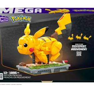 Clearance Mega Pokemon Kinetic Pikachu, Set Da Costruzione Da 1095 Pezzi, Personaggio Meccanizzato Con Percorso Roccioso Animato, Da Collezione, 12+ Anni, Hgc23 Set Costruzioni