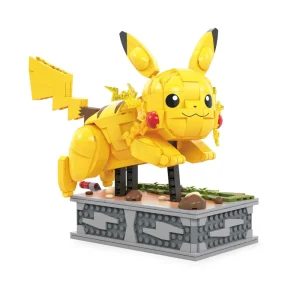 Clearance Mega Pokemon Kinetic Pikachu, Set Da Costruzione Da 1095 Pezzi, Personaggio Meccanizzato Con Percorso Roccioso Animato, Da Collezione, 12+ Anni, Hgc23 Set Costruzioni