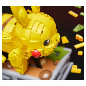 Clearance Mega Pokemon Kinetic Pikachu, Set Da Costruzione Da 1095 Pezzi, Personaggio Meccanizzato Con Percorso Roccioso Animato, Da Collezione, 12+ Anni, Hgc23 Set Costruzioni