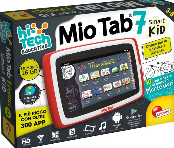 Hot Mio Tab 7" Smart Kid Tablet E Giochi Interattivi