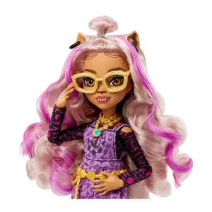 Online Clawdeen, Bambola Con Accessori E Gattino, Snodata E Alla Moda Con Capelli Con Ciocche Viola, Giocattolo Per Bambini, 4+ Anni, Hhk52 Fashion Dolls