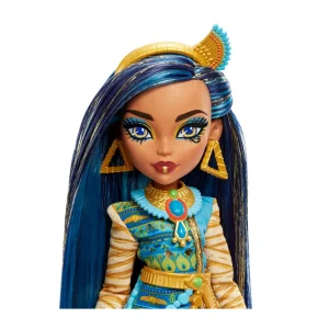 Fashion Cleo De Nile, Bambola Snodata Alla Moda, Dai Capelli Con Ciocche Blu, Con Accessori E Cagnolino, Giocattolo Per Bambini, 4+ Anni, Hhk54 Fashion Dolls