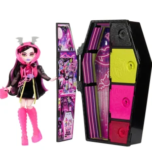 Clearance Segreti Da Brivido Neon Frights Draculaura, Playset Con Bambola, Abiti E Armadietto Per I Look Fashion Dolls