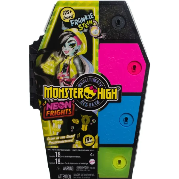 Cheap Segreti Da Brivido Neon Frights Frankie Stein, Playset Con Bambola, Abiti E Armadietto Per I Look Fashion Dolls