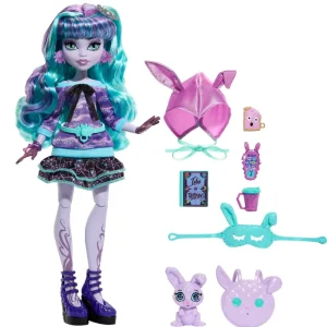 Flash Sale Twyla Creepover Party, Bambola Con Outifit Dettagliato E Accessori Per Il Pigiama Party, Cucciolo Coniglietto Dustin Incluso Fashion Dolls