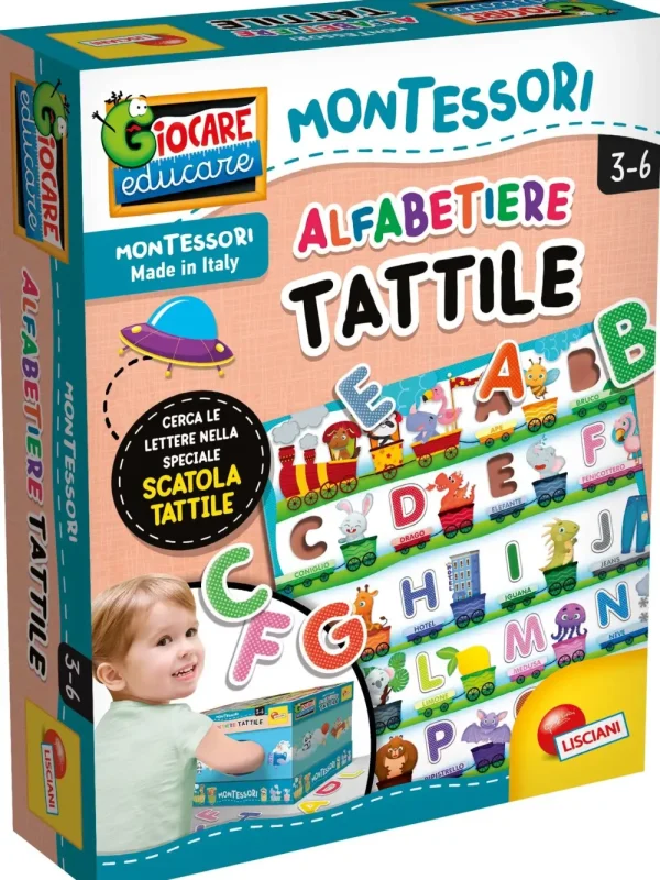 New Montessori Alfabetiere Tattile Primi Apprendimenti