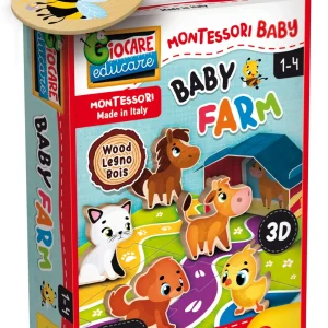 Clearance Montessori Baby Legno Baby Farm Giochi Educativi In Legno