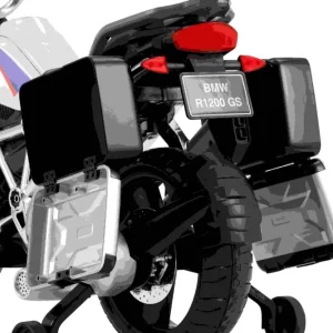 Best Sale Moto Bmw Elettrica A 5Km/H Per Bambini Dai 3 Ai 6 Anni Con Radio, Mp3 E Valigie Laterali Cavalcabili Elettrici