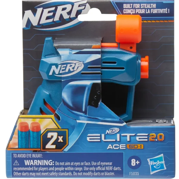 Sale Elite 2.0 Blaster Ace Sd-1, Con 2 Dardi Originali Elite E Portadardi Da 1 , Per Lanci Furtivi, Facile Da Usare Giochi Di Abilita E Sport