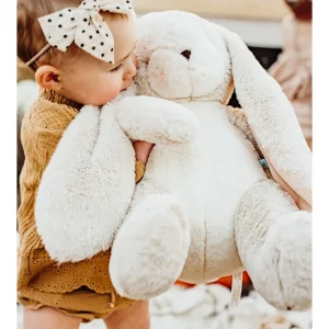 Shop Peluche Big Nibble Cream Bunny 50 Cm Doudou