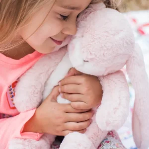 Sale Peluche Sweet Nibble Pink Bunny 40 Cm Doudou