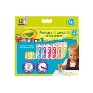 Clearance 12 Pennarelli Lavabili Minikids Binney & Smith Marche Cancelleria E Accessori