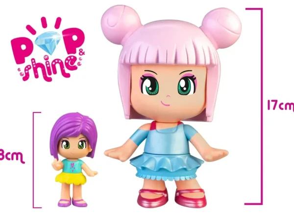 Cheap Pop & Shine, Personaggio Da 17 Cm, Con Oltre 500 Cristalli Colorati, Per Bambine/I Da 4 Anni Mini Dolls