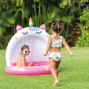 Best Piscina Baby Pool Caticorn Cm 102 102 I.6 Gonfiabili Per Bambini