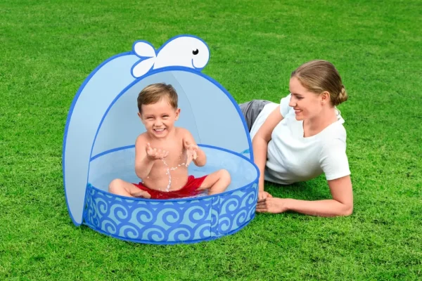 Cheap Piscina Balenottera Pop-Up Con Copertura, Cm. 78X68X60 Gonfiabili Per Bambini