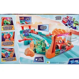 Clearance Super Pigiamini, Pista Delle Macchinine, Playset Con Pista E 4 Macchine , Per Bambini Dai 3 Anni In Su Mondi Immaginari