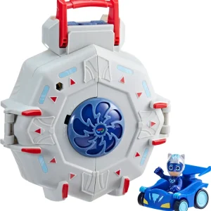 New Super Pigiamini, Playset Pj Power Q, Set Del Quartier Generale Dei Superpigiamini Con Auto E Action Figure, Giocattoli A Tema Supereroi Per Bambini E Bambine Dai 3 Anni In Su Mondi Immaginari