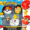 Cheap Pkm Set Pikachu E Poke Ball Action Figures