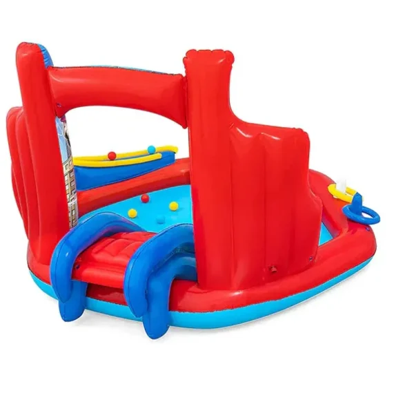 Shop Play Center Marvel Spider-Man Cm. 211X206X127 Include: Palline E Anelli Gonfiabili Per Bambini