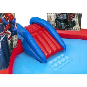 Shop Play Center Marvel Spider-Man Cm. 211X206X127 Include: Palline E Anelli Gonfiabili Per Bambini