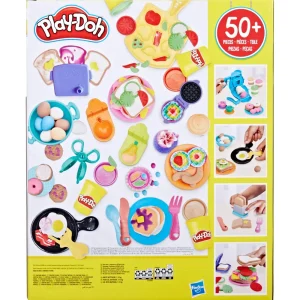 Hot , Brunch Set, Playset Cucina Con Set Di Accessori Plastilina E Pasta Modellabile