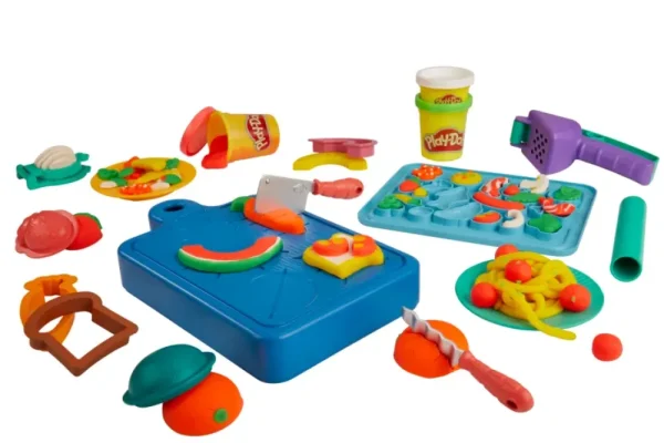 Flash Sale , Il Mio Primo Set Da Chef, Con 14 Accessori Finti Da Cucina, Giocattoli Per Bambini E Bambine Plastilina E Pasta Modellabile