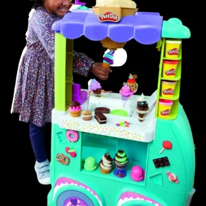 Outlet , Kitchen Creations, Il Super Camioncino Dei Gelati Di , Playset Con Cucina Di Grandi Dimensioni Con Suoni Realistici, 27 Accessori, 12 Vasetti Di Pasta Da Modellare Atossica Plastilina E Pasta Modellabile