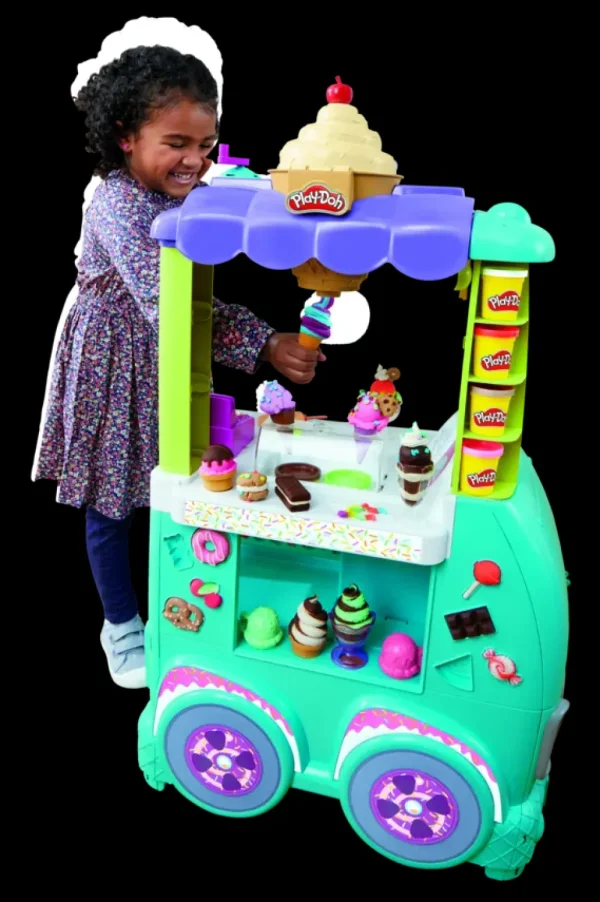 Outlet , Kitchen Creations, Il Super Camioncino Dei Gelati Di , Playset Con Cucina Di Grandi Dimensioni Con Suoni Realistici, 27 Accessori, 12 Vasetti Di Pasta Da Modellare Atossica Plastilina E Pasta Modellabile