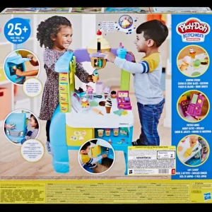 Outlet , Kitchen Creations, Il Super Camioncino Dei Gelati Di , Playset Con Cucina Di Grandi Dimensioni Con Suoni Realistici, 27 Accessori, 12 Vasetti Di Pasta Da Modellare Atossica Plastilina E Pasta Modellabile