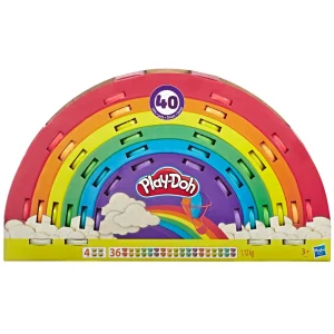 Online , Ultimate Rainbow 40, Confezione Da 7 Vasetti, Giocattoli Per Bambini E Bambine, Regalini Per Le Feste Plastilina E Pasta Modellabile