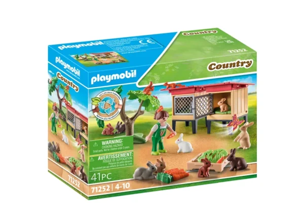 Best Country 71252 Recinto Dei Conigli Per Bambini Dai 4 Anni In Su Set Costruzioni