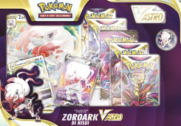 Outlet Collezione Premium Zoroark Di Hisui V-Astro Giochi Di Carte