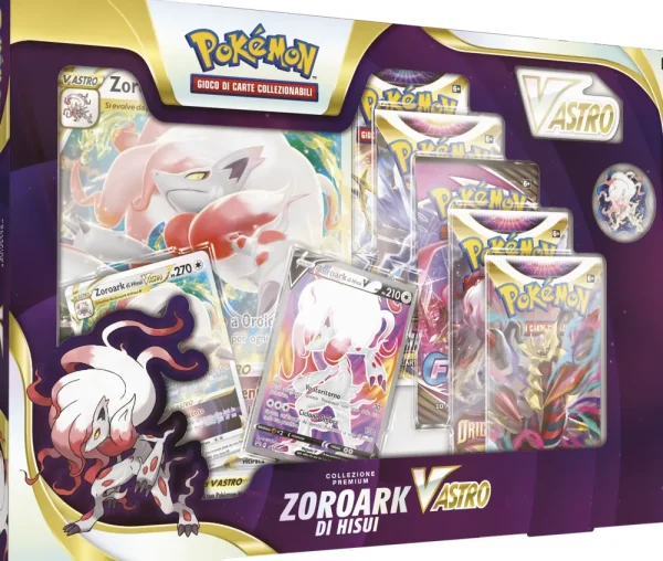 Outlet Collezione Premium Zoroark Di Hisui V-Astro Giochi Di Carte