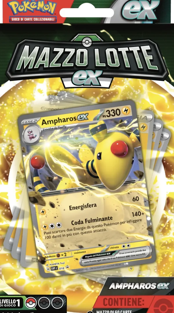 Best Mazzo Lotte Ex Ampharos-Ex / Lucario-Ex Giochi Di Carte