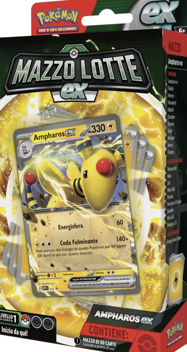 Best Mazzo Lotte Ex Ampharos-Ex / Lucario-Ex Giochi Di Carte