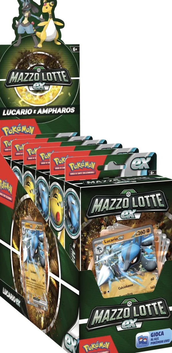 Best Mazzo Lotte Ex Ampharos-Ex / Lucario-Ex Giochi Di Carte