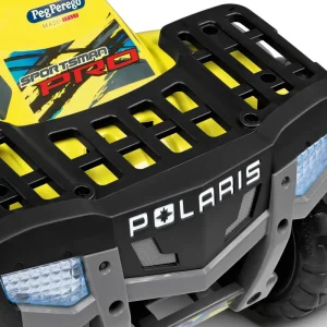 Clearance Polaris Sportsman Pro Citrus - L'Emozione Di Guidare Un Quad Elettrico Con Prestazioni Di Alto Livello Su Tutti I Terreni. Ruote Gommate E 2 Motori Silenziosi Con Una Potenza Di Ben 840W. 6 Anni +. Cavalcabili Elettrici