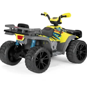 Clearance Polaris Sportsman Pro Citrus - L'Emozione Di Guidare Un Quad Elettrico Con Prestazioni Di Alto Livello Su Tutti I Terreni. Ruote Gommate E 2 Motori Silenziosi Con Una Potenza Di Ben 840W. 6 Anni +. Cavalcabili Elettrici