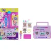 Hot Disco Dance Fashion Reveal, Playset Da Viaggio A Forma Di Stereo Portatile Con Bambola E Accessori Inclusi Mini Dolls