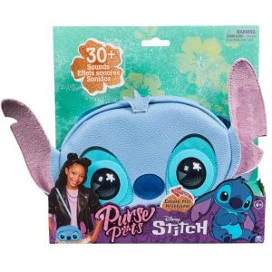 Flash Sale , Disney Stitch, Giocattolo Interattivo E Borsetta Con Oltre 30 Suoni E Reazioni, Borsetta A Tracolla, Giocattoli Per Bambine Tablet E Giochi Interattivi