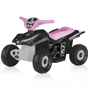 Outlet Quad Elettrico Per Bambini Grandi Ruote, Stabilita E Guida Realistica Fino A 2,7 Km/H Peso Massimo Supportato 50 Kg Disponibile In Due Varianti Cavalcabili Elettrici