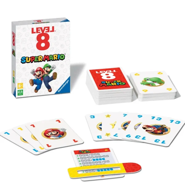 New Ravenburger Level 8 Super Mario, Gioco Di Carte Per Tutta La Famiglia, 8+ Anni Giochi Di Carte