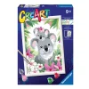 Clearance Ravensburger Per Bambini, Kit Per Dipingere Con I Numeri, 9+, Serie D, Sweet Koala Kit Artistici E Pittura