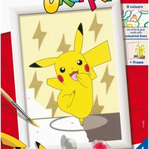 Sale Ravensburger Creart Serie E: , Pikachu, Kit Per Dipingere Con I Numeri, Contiene Una Tavola Prestampata, Pennello, Colori E Accessori, Gioco Creativo Per Bambini 7+ Anni Kit Artistici E Pittura